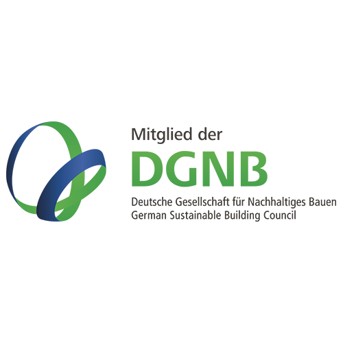 Mitglied der DGNB, Deutsche Gesellschaft für Nachhaltiges Bauen, German Sustainable Building Council
